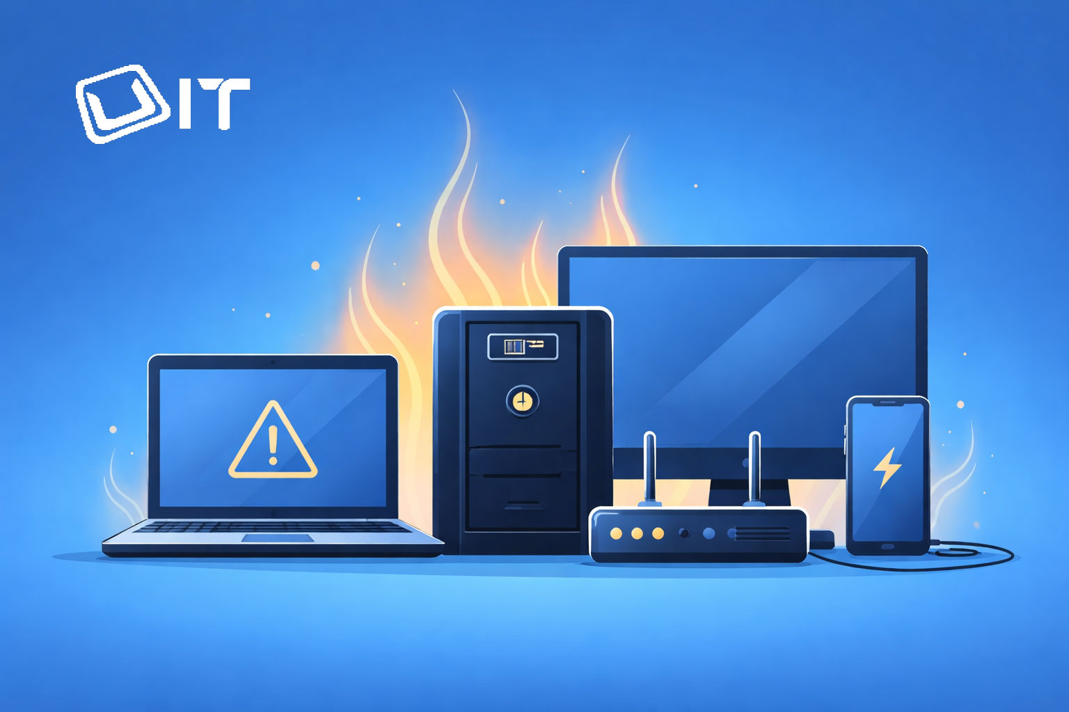 IT fire safety across office technology