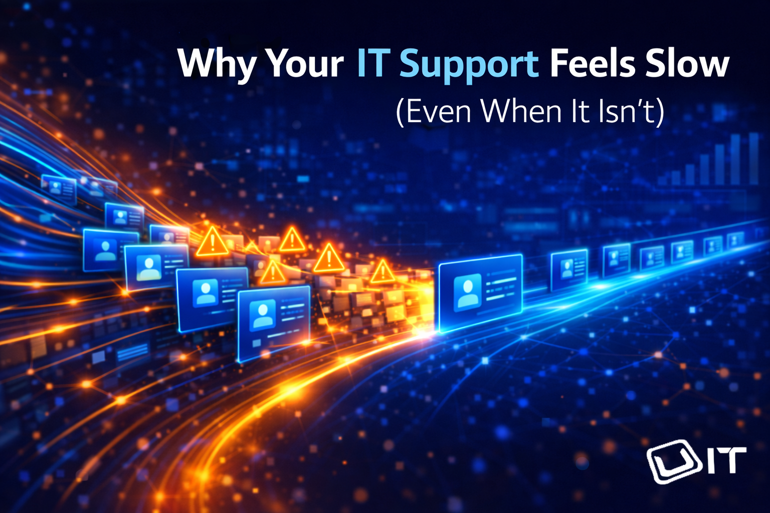 IT support workflow with background activity