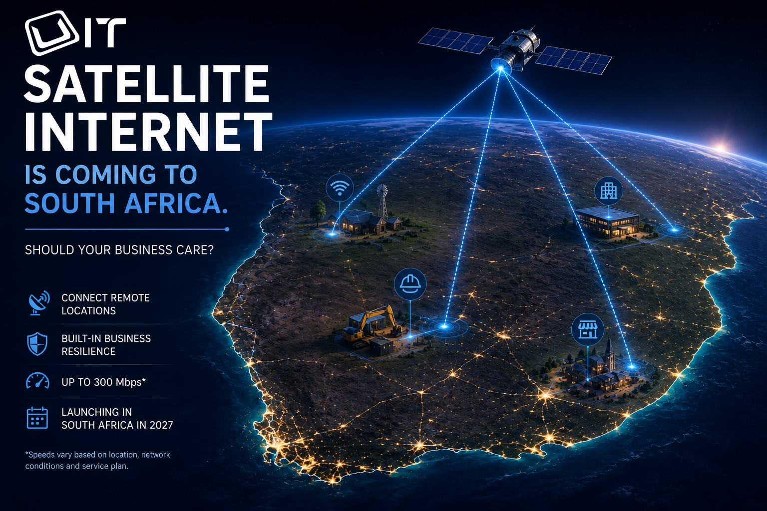 1. Satellite internet connecting rural businesses across South Africa